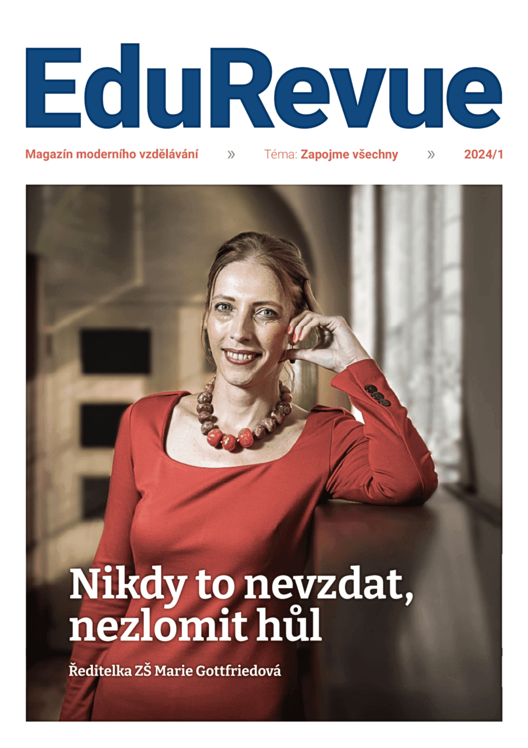 Obálka EduRevue Únor 2024: Téma Zapojme všechny