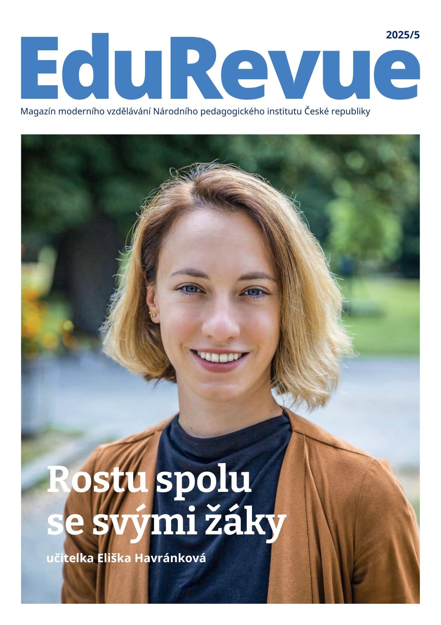 Obálka EduRevue Září 2025: Téma Základní gramotnosti & klíčové kompetence
